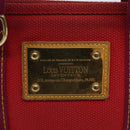 LOUIS VUITTON Antigua Cabas PM Tote Bag Canvas Rouge M40037 LV Auth ep9539-17
