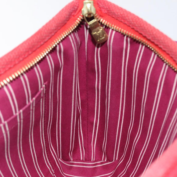 LOUIS VUITTON Antigua Cabas PM Tote Bag Canvas Rouge M40037 LV Auth ep9539