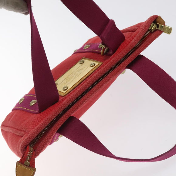 LOUIS VUITTON Antigua Cabas PM Tote Bag Canvas Rouge M40037 LV Auth ep9539