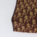 Christian Dior Trotter Canvas Shoulder Bag Red Gold Auth ep9547-15