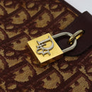 Christian Dior Trotter Canvas Shoulder Bag Red Gold Auth ep9547-10