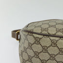 GUCCI GG Supreme Web Sherry Line Shoulder Bag PVC Beige 89 02 077 Auth ep9550-10
