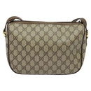 GUCCI GG Supreme Web Sherry Line Shoulder Bag PVC Beige 89 02 077 Auth ep9550-3