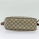 GUCCI GG Supreme Web Sherry Line Shoulder Bag PVC Beige 89 02 077 Auth ep9550-9