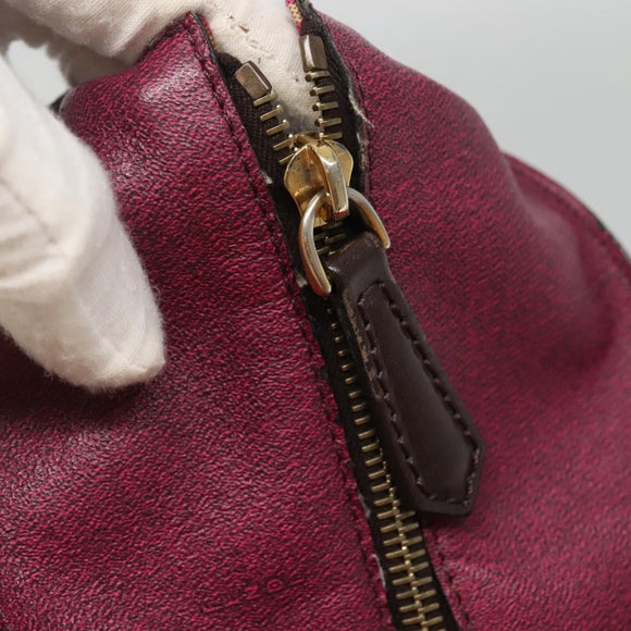 FENDI Zucca Canvas Tote Bag Brown Black Auth ep9552