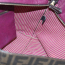 FENDI Zucca Canvas Tote Bag Brown Black Auth ep9552-18