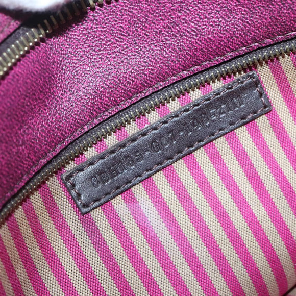 FENDI Zucca Canvas Tote Bag Brown Black Auth ep9552