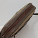 Burberrys Nova Check Clutch Bag Canvas Beige Gold Auth ep9553-5