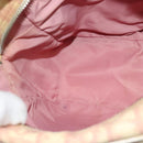 Christian Dior Trotter Canvas Shoulder Bag PVC Pink Silver Auth ep9554-19