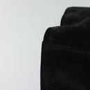 GUCCI Hand Bag Suede Black Silver 002 1025 Auth ep9555-9