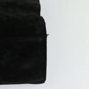 GUCCI Hand Bag Suede Black Silver 002 1025 Auth ep9555-16