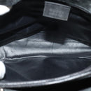 GUCCI Hand Bag Suede Black Silver 002 1025 Auth ep9555-10