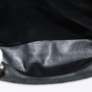 GUCCI Hand Bag Suede Black Silver 002 1025 Auth ep9555-20