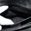 GUCCI Hand Bag Suede Black Silver 002 1025 Auth ep9555-11