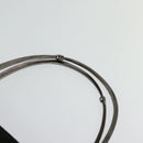 GUCCI Hand Bag Suede Black Silver 002 1025 Auth ep9555-8