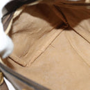 GUCCI GG Supreme Web Sherry Line Hand Bag PVC Beige Gold 39 02 006 Auth ep9563-20