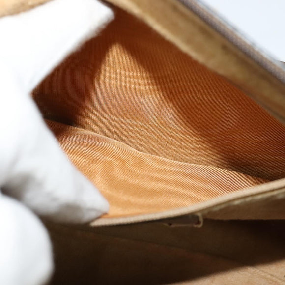 GUCCI GG Supreme Web Sherry Line Hand Bag PVC Beige Gold 39 02 006 Auth ep9563