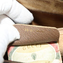 GUCCI GG Supreme Web Sherry Line Hand Bag PVC Beige Gold 39 02 006 Auth ep9563-12