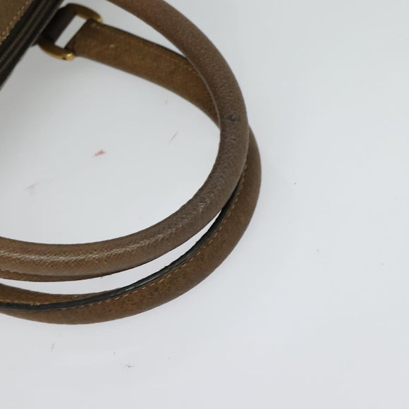 GUCCI GG Supreme Web Sherry Line Hand Bag PVC Beige Gold 39 02 006 Auth ep9563