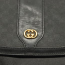 GUCCI Micro GG Supreme Shoulder Bag PVC Black Gold 001 41 4425 Auth ep9569-18