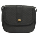 GUCCI Micro GG Supreme Shoulder Bag PVC Black Gold 001 41 4425 Auth ep9569-13
