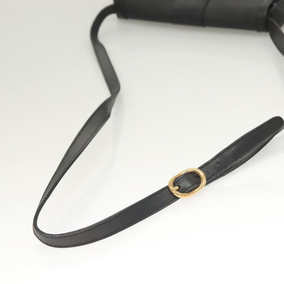 GUCCI Micro GG Supreme Shoulder Bag PVC Black Gold 001 41 4425 Auth ep9569