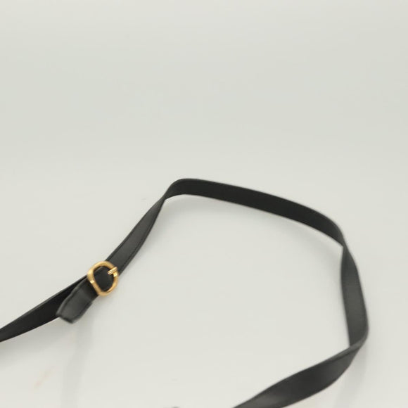 GUCCI Micro GG Supreme Shoulder Bag PVC Black Gold 001 41 4425 Auth ep9569