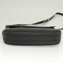 GUCCI Micro GG Supreme Shoulder Bag PVC Black Gold 001 41 4425 Auth ep9569-5