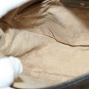 GUCCI GG Supreme Web Sherry Line Shoulder Bag PVC Beige Gold Red Auth ep9570-20