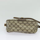 GUCCI GG Supreme Web Sherry Line Shoulder Bag PVC Beige Gold Red Auth ep9570-5