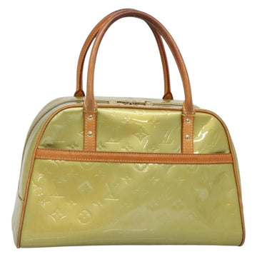 LOUIS VUITTON Monogram Vernis Tompkins Square Hand Bag Gris M91150 Auth ep9572