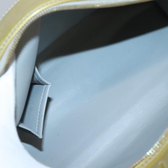 LOUIS VUITTON Monogram Vernis Tompkins Square Hand Bag Gris M91150 Auth ep9572