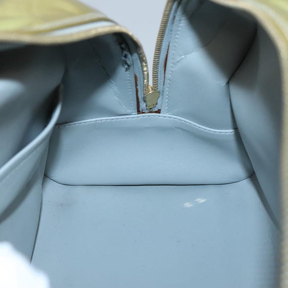 LOUIS VUITTON Monogram Vernis Tompkins Square Hand Bag Gris M91150 Auth ep9572