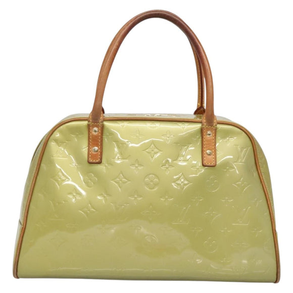 LOUIS VUITTON Monogram Vernis Tompkins Square Hand Bag Gris M91150 Auth ep9572