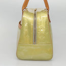 LOUIS VUITTON Monogram Vernis Tompkins Square Hand Bag Gris M91150 Auth ep9572-4