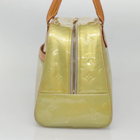 LOUIS VUITTON Monogram Vernis Tompkins Square Hand Bag Gris M91150 Auth ep9572