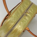 LOUIS VUITTON Monogram Vernis Tompkins Square Hand Bag Gris M91150 Auth ep9572-6
