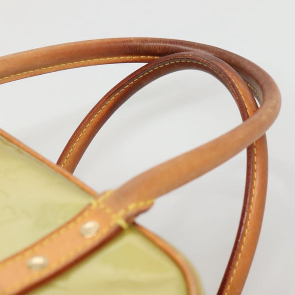 LOUIS VUITTON Monogram Vernis Tompkins Square Hand Bag Gris M91150 Auth ep9572