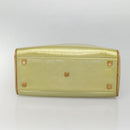 LOUIS VUITTON Monogram Vernis Tompkins Square Hand Bag Gris M91150 Auth ep9572-5