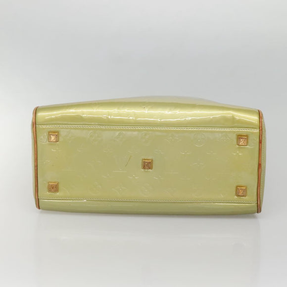 LOUIS VUITTON Monogram Vernis Tompkins Square Hand Bag Gris M91150 Auth ep9572