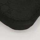 GUCCI GG Canvas Shoulder Bag Black Silver 001 3166 3444 Auth ep9573-9
