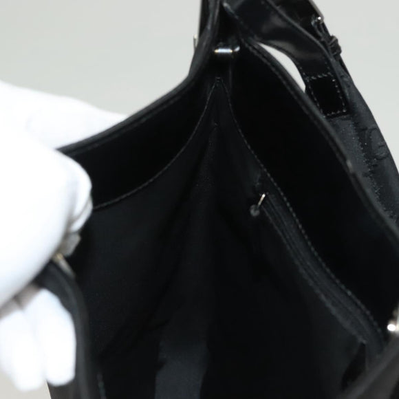 GUCCI GG Canvas Shoulder Bag Black Silver 001 3166 3444 Auth ep9573