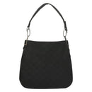GUCCI GG Canvas Shoulder Bag Black Silver 001 3166 3444 Auth ep9573-13