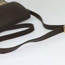 Burberrys Nova Check Shoulder Bag Canvas Beige Gold Auth ep9574-7