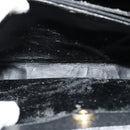 GUCCI Bamboo Tote Bag Suede Leather Black Gold 002 1186 0260 Auth ep9577-10