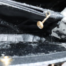 GUCCI Bamboo Tote Bag Suede Leather Black Gold 002 1186 0260 Auth ep9577-18