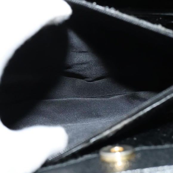 GUCCI Bamboo Tote Bag Suede Leather Black Gold 002 1186 0260 Auth ep9577