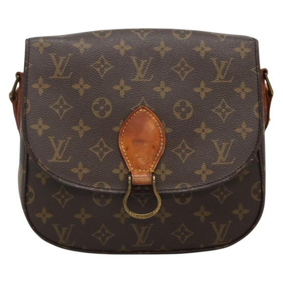 LOUIS VUITTON Monogram Saint Cloud GM Shoulder Bag M51242 LV Auth ep9578