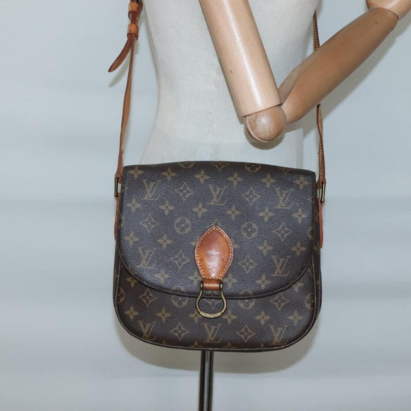 LOUIS VUITTON Monogram Saint Cloud GM Shoulder Bag M51242 LV Auth ep9578