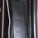 GUCCI Hand Bag Leather Black Gold Auth ep9581-11